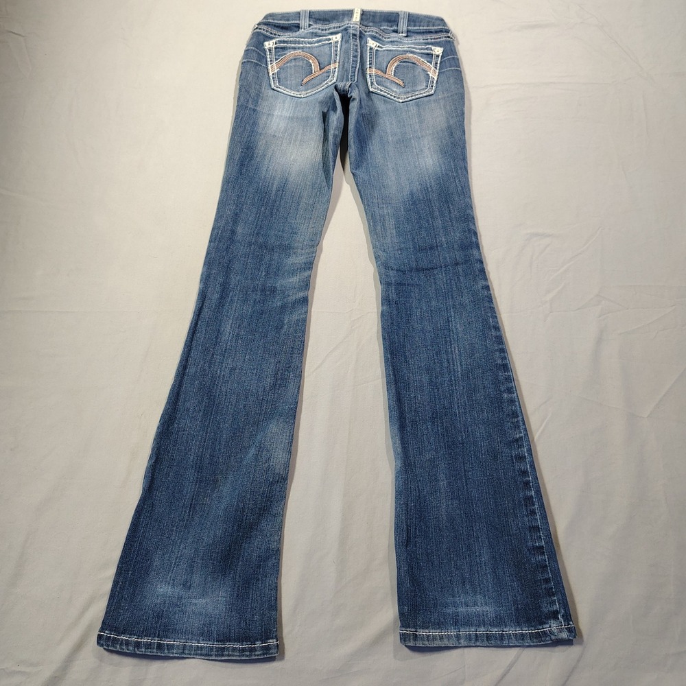 Ariat Jeans Womens 29XL Mid Rise Bootcut Cotton Blend Western 10018358